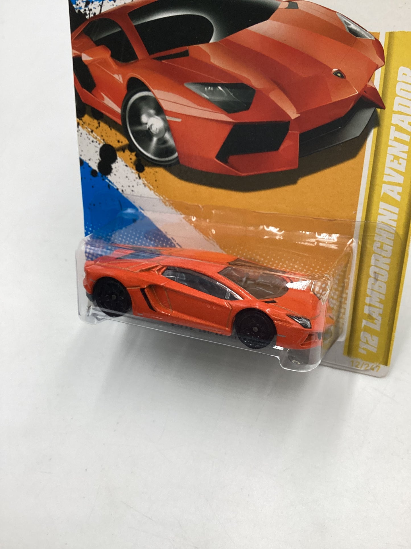 2012 Hot Wheels New Models #12 Lamborghini Aventador Orange 102E