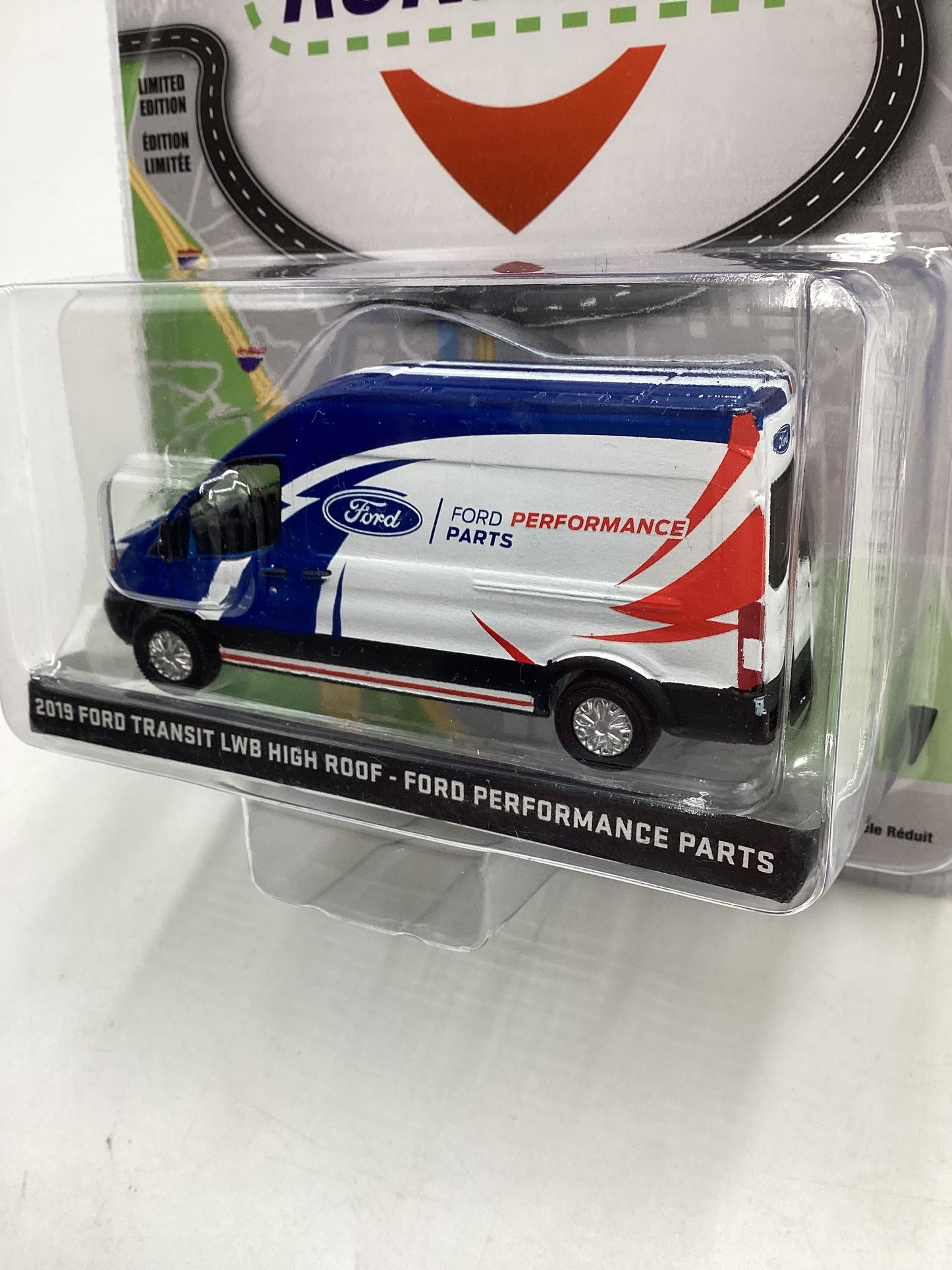 Greenlight Route Runners Series 4 2019 Ford Transit LBW High Roof Ford Performance Parts 177C