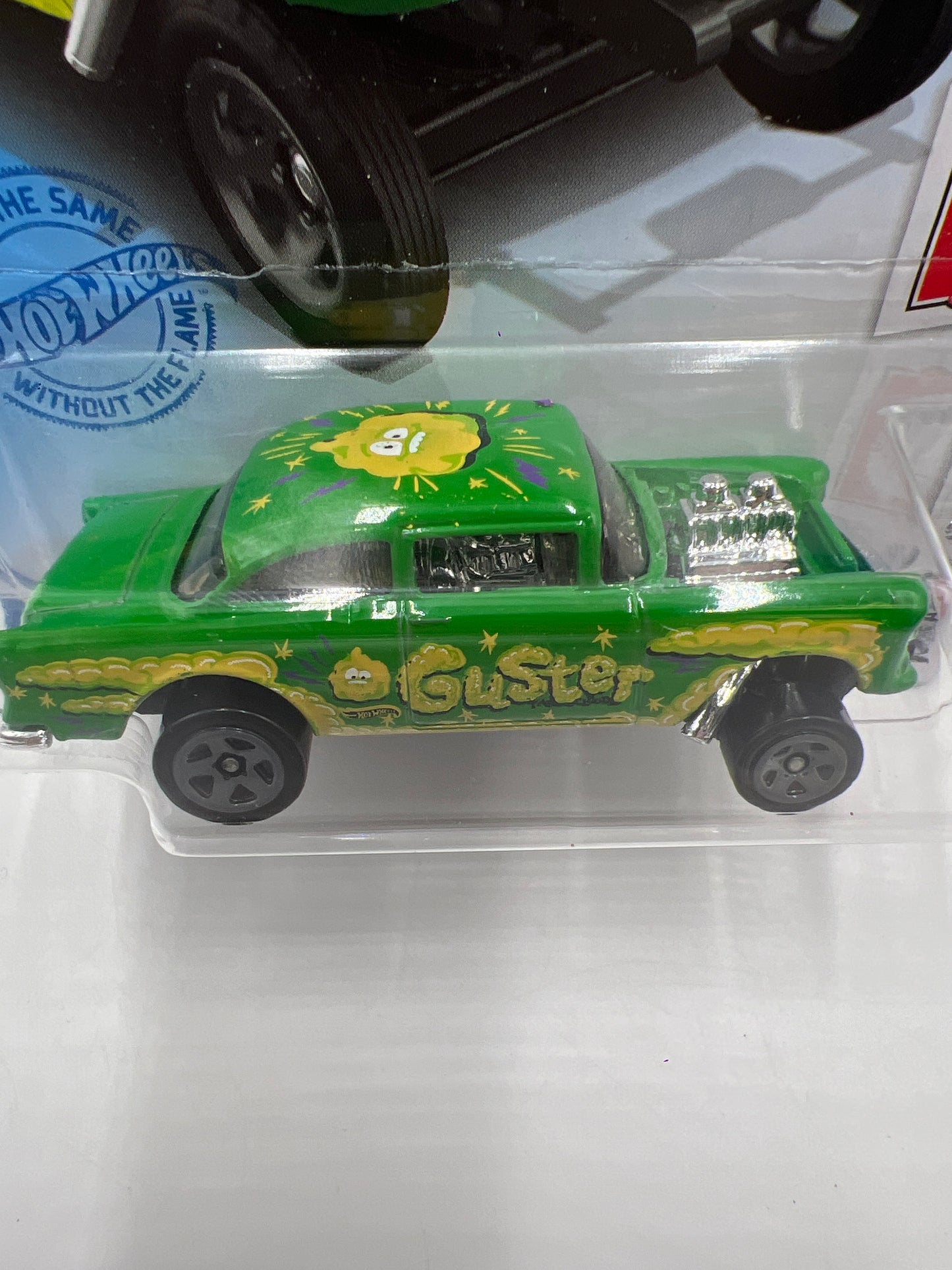 2021 Hot Wheels HW Mattel Games #121 55 Chevy Bel Air Gasser Green 12B