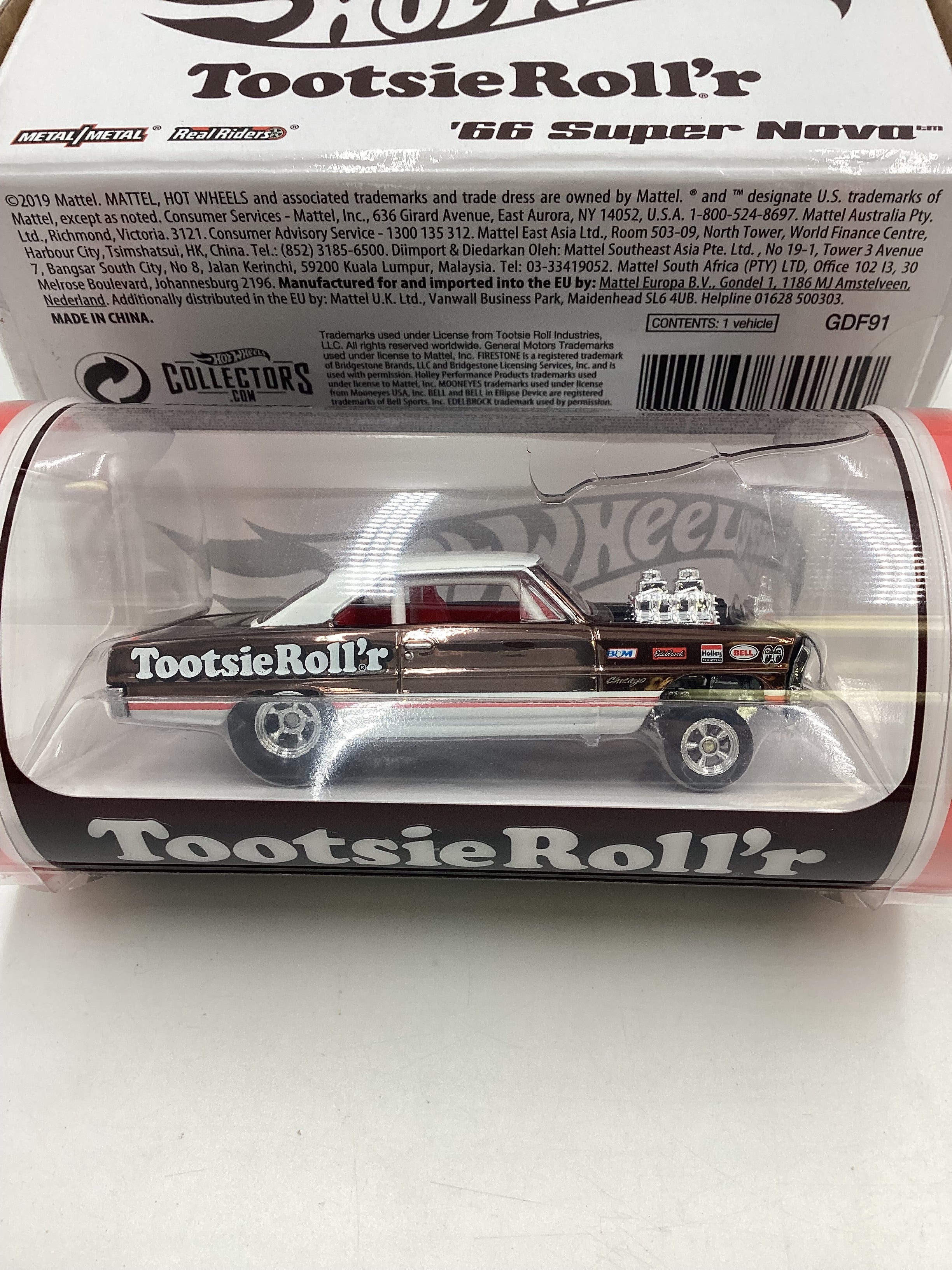 Hot outlets Wheels 2019 RLC Exclusive Tootsie Rollr 66 SUPER NOVA w/Tootsie Roll wrapper