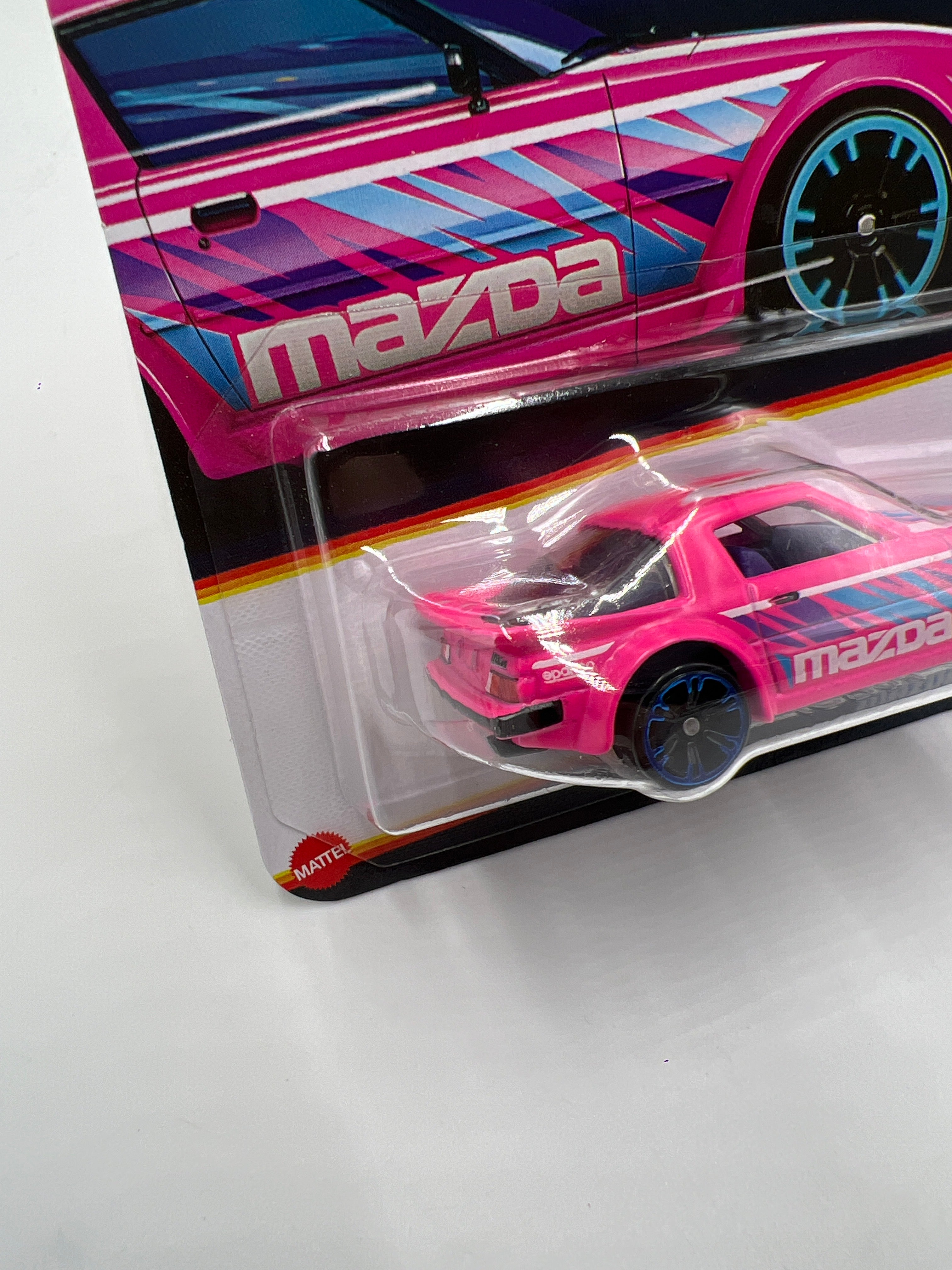 2025 Hot Wheels Neon Speeders #2 Mazda RX-7 Pink 158D