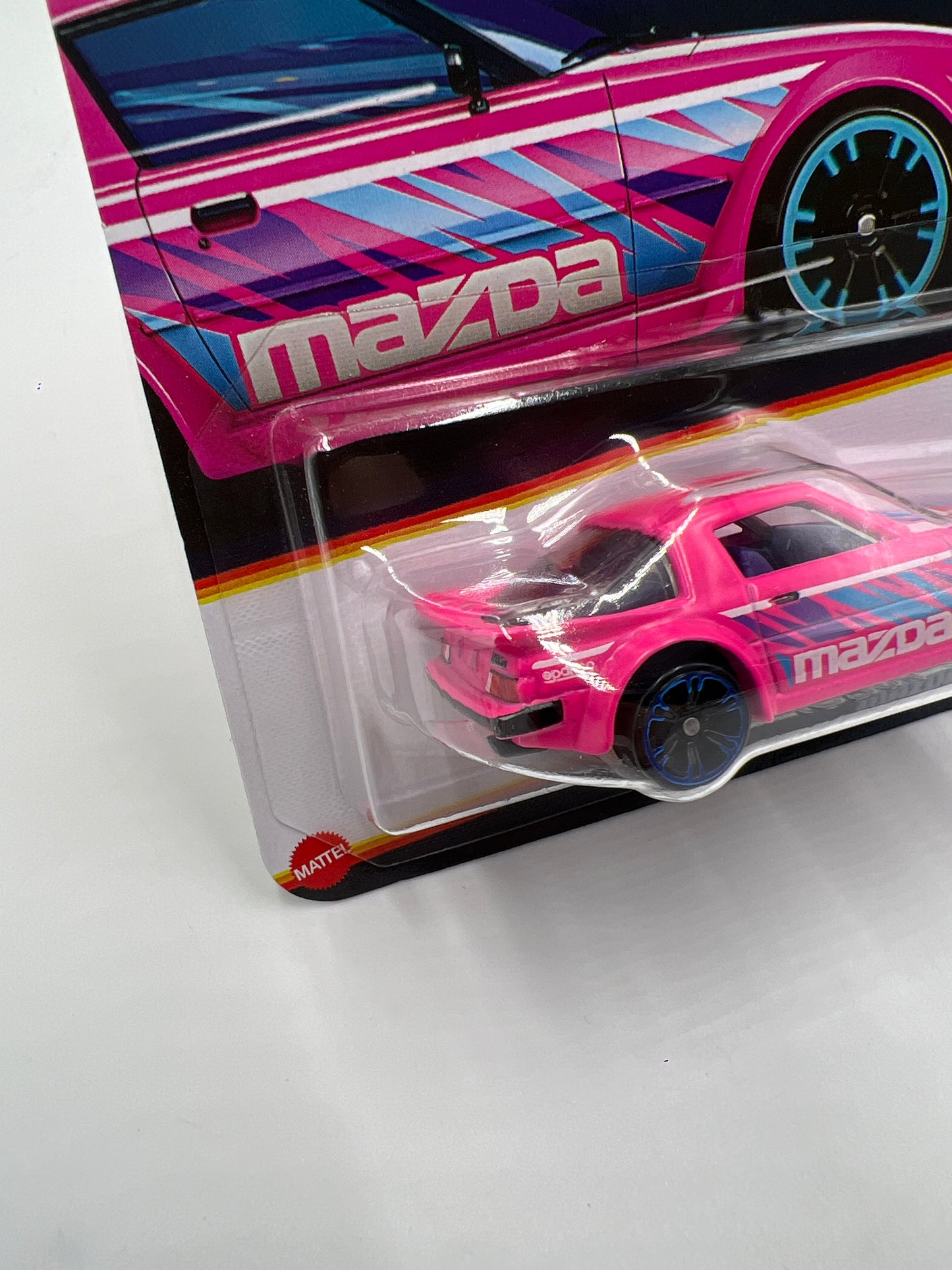 2025 Hot Wheels Neon Speeders #2 Mazda RX-7 Pink 158D