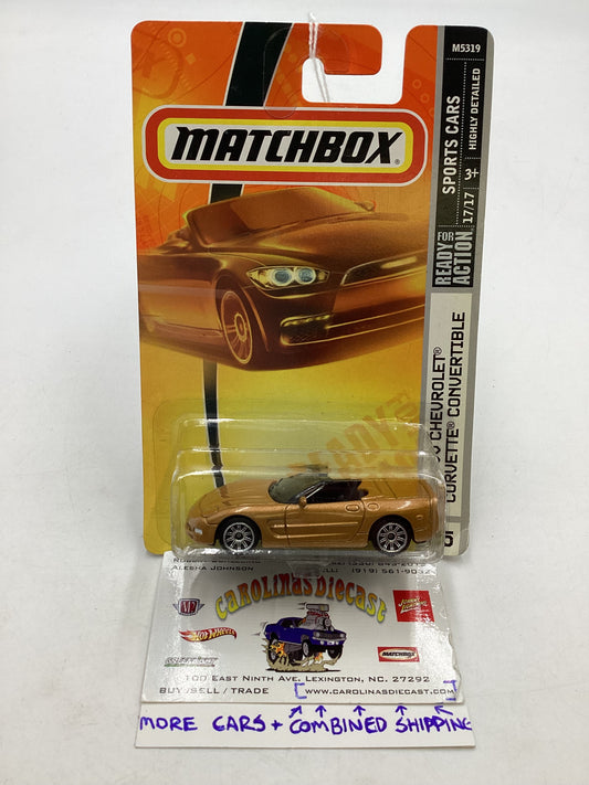 Matchbox #25 00 Chevrolet Corvette Convertible Brown 206D