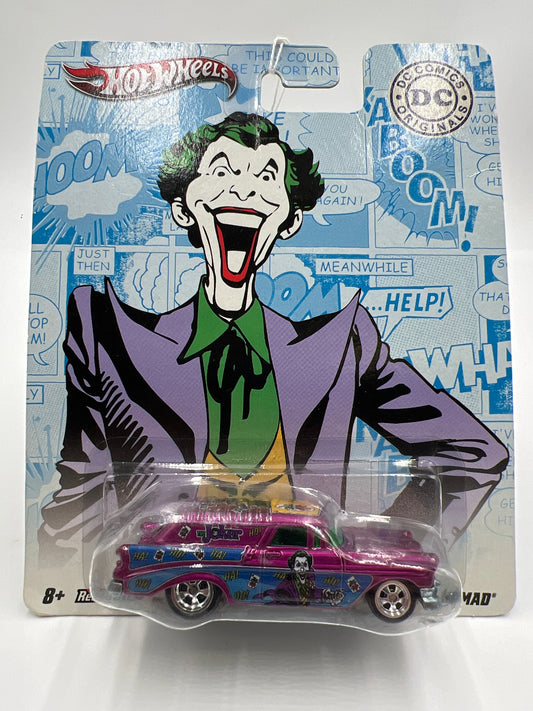 Hot Wheels Premium DC Comics The Joker 56 Chevy Nomad Purple 268A