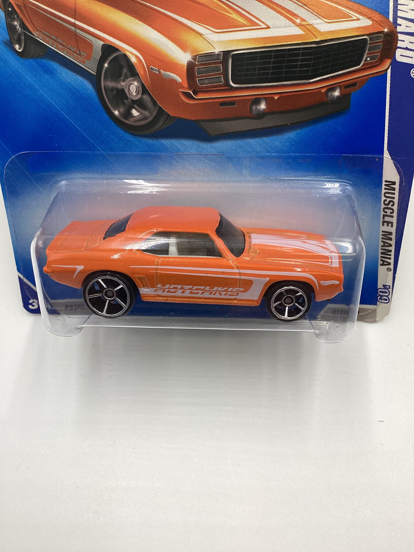 2009 Hot wheels #077 69 Camaro Orange Hotchkiss 2C