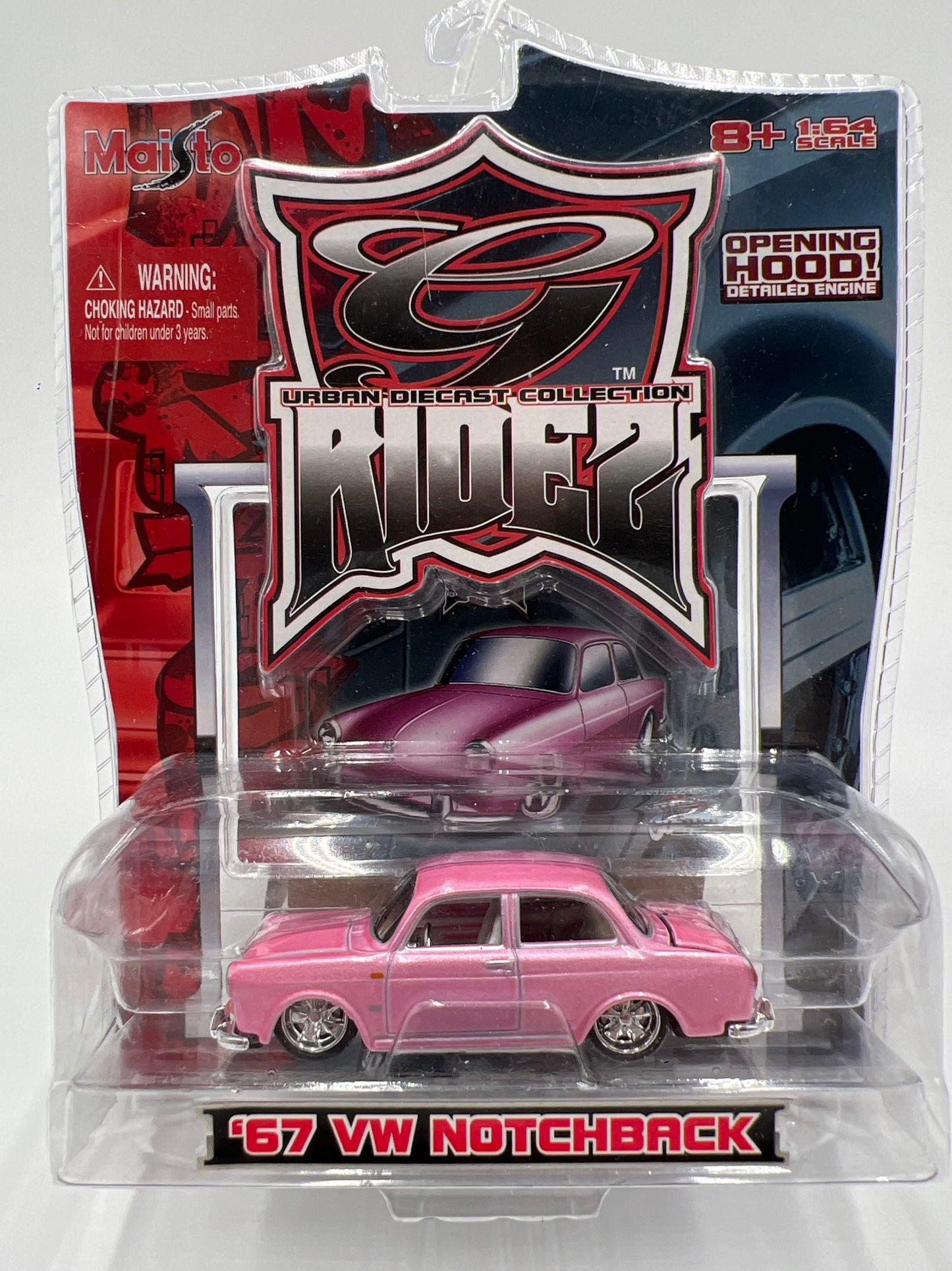 Maisto G Ridez 67 VW Notchback Pink 188A