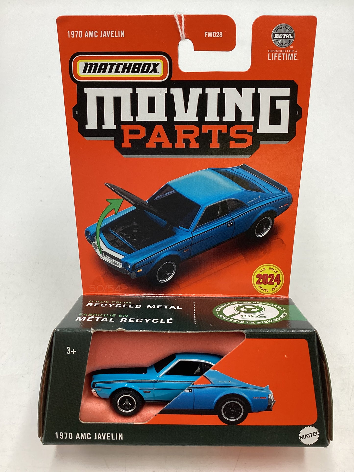 2024 Matchbox Moving Parts 1970 AMC Javelin Blue 164D