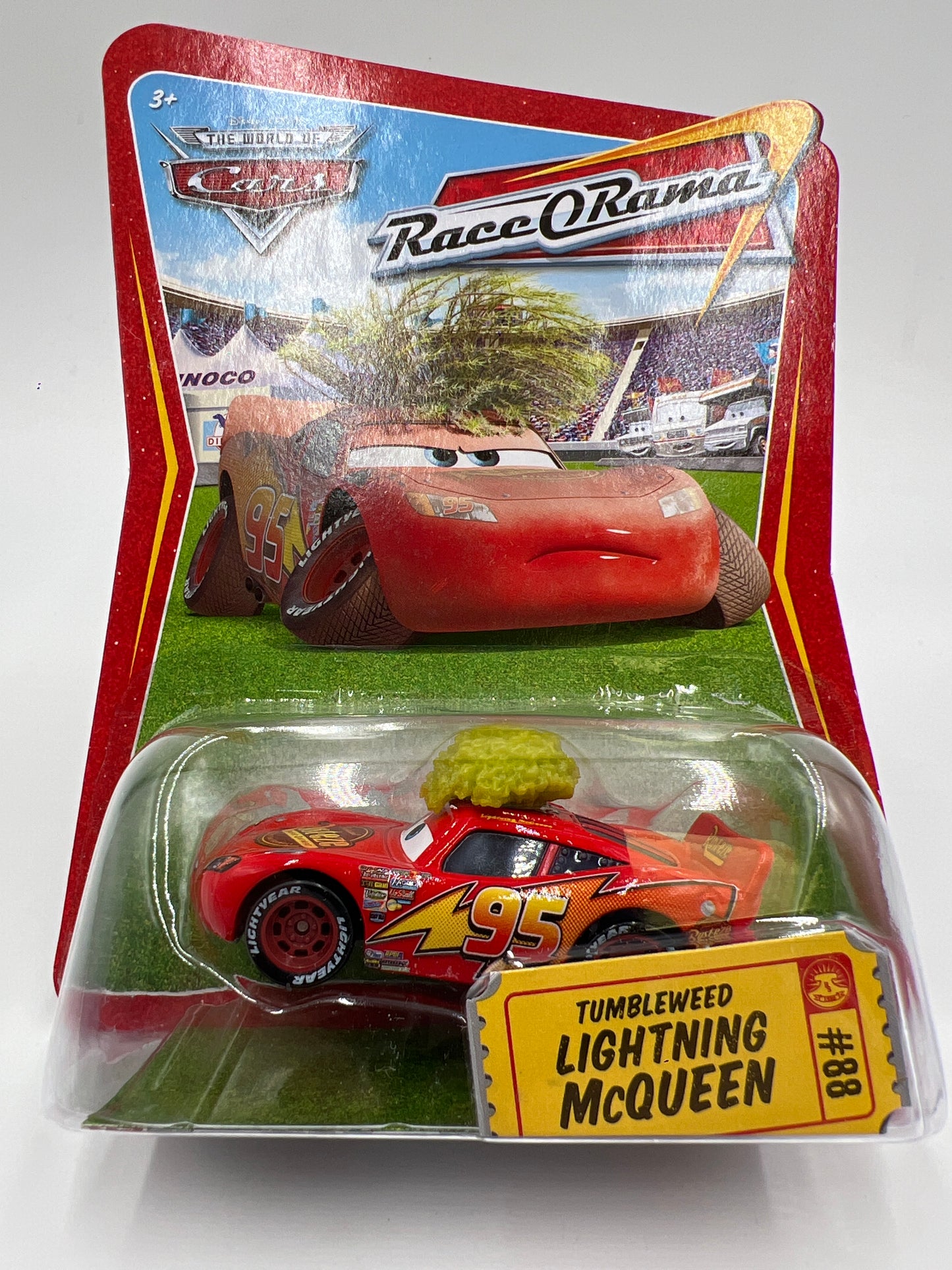 Disney Pixar The World Of Cars Race O Rama #88 Tumbleweed Lightning McQueen
