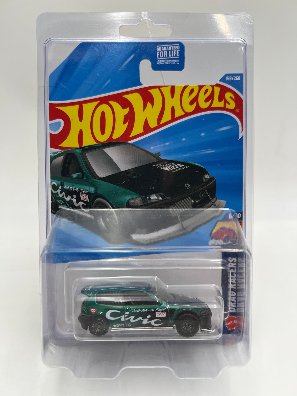 2026 Hot Wheels Super Treasure Hunt #159 Honda Civic Custom Green W/Protector