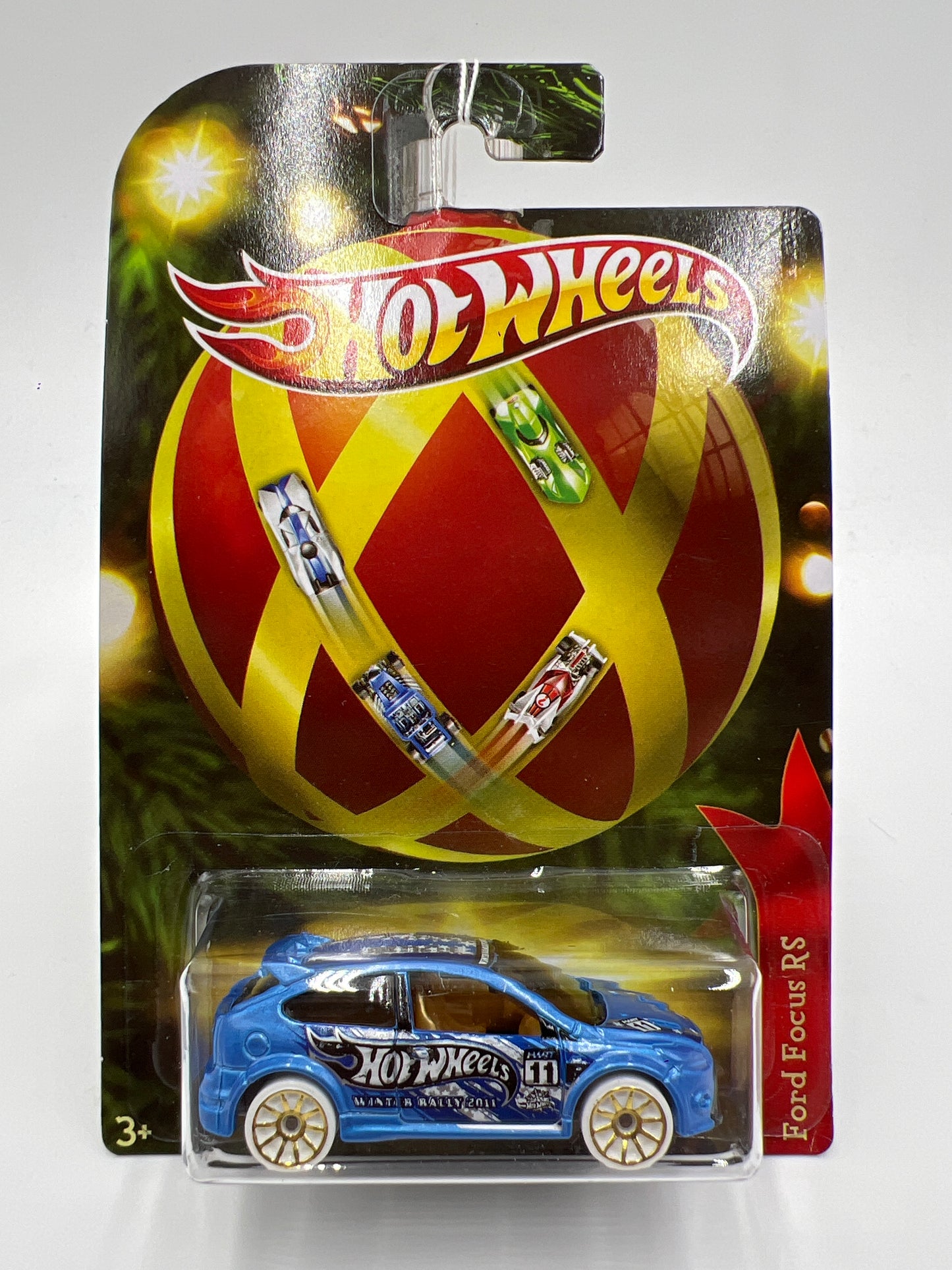 Hot Wheels Holiday Hot Rods Ford Focus RS Blue 160O