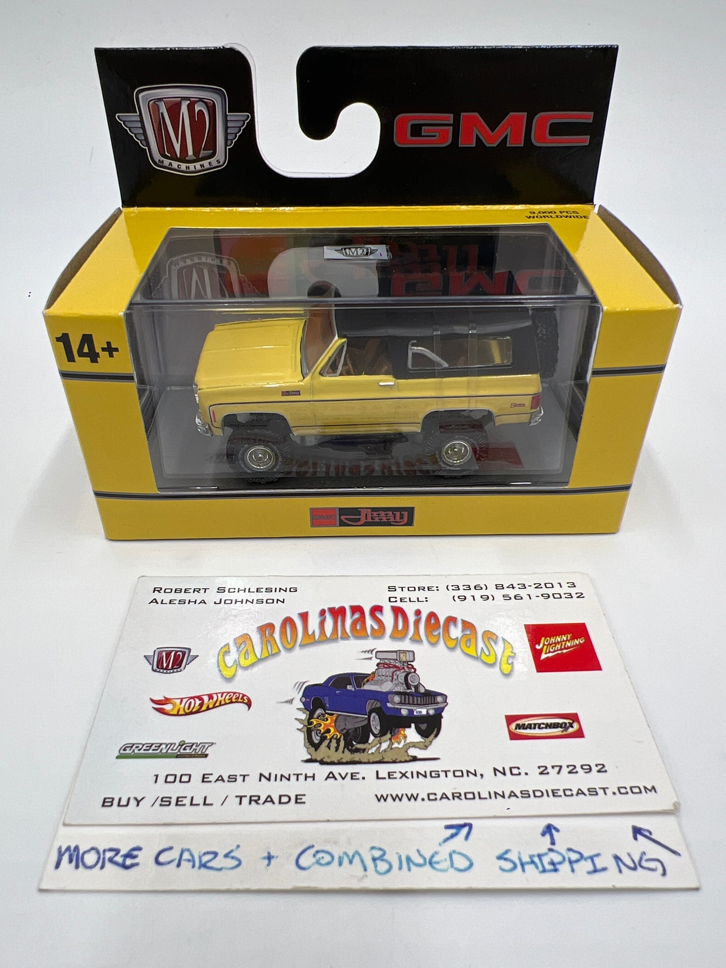 M2 Machines Auto-Thentics 1973 GMC Jimmy Sierra 4x4 Yellow R95