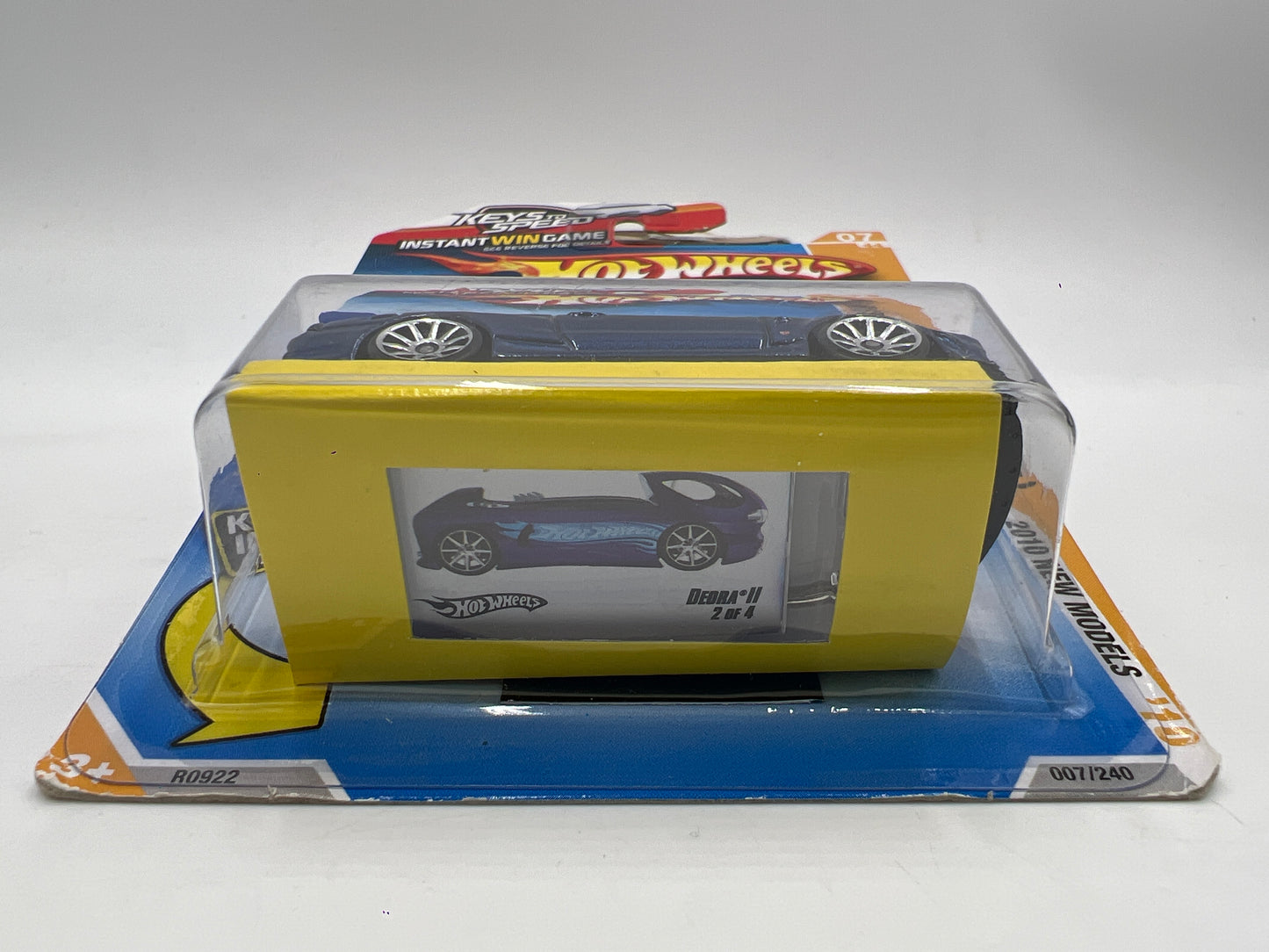 2010 Hot Wheels New Models #7 Keys To Speed Nissan Skyline GT-R R34 Blue W/Key Chain W/Protector VHTF