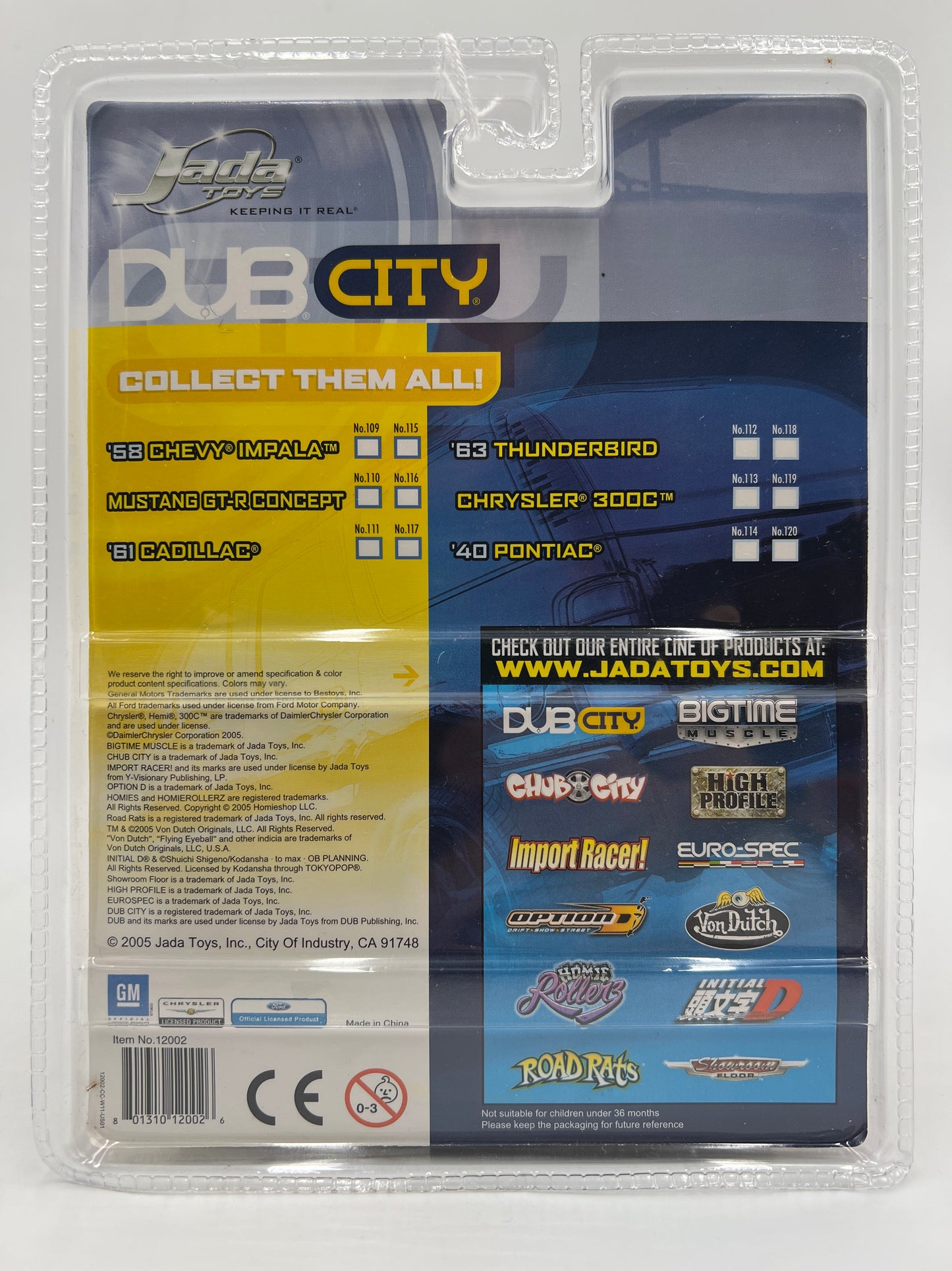 Jada Toys Dub City Kustoms Wave 11 #119 Chrysler 300C Silver/Blue SR