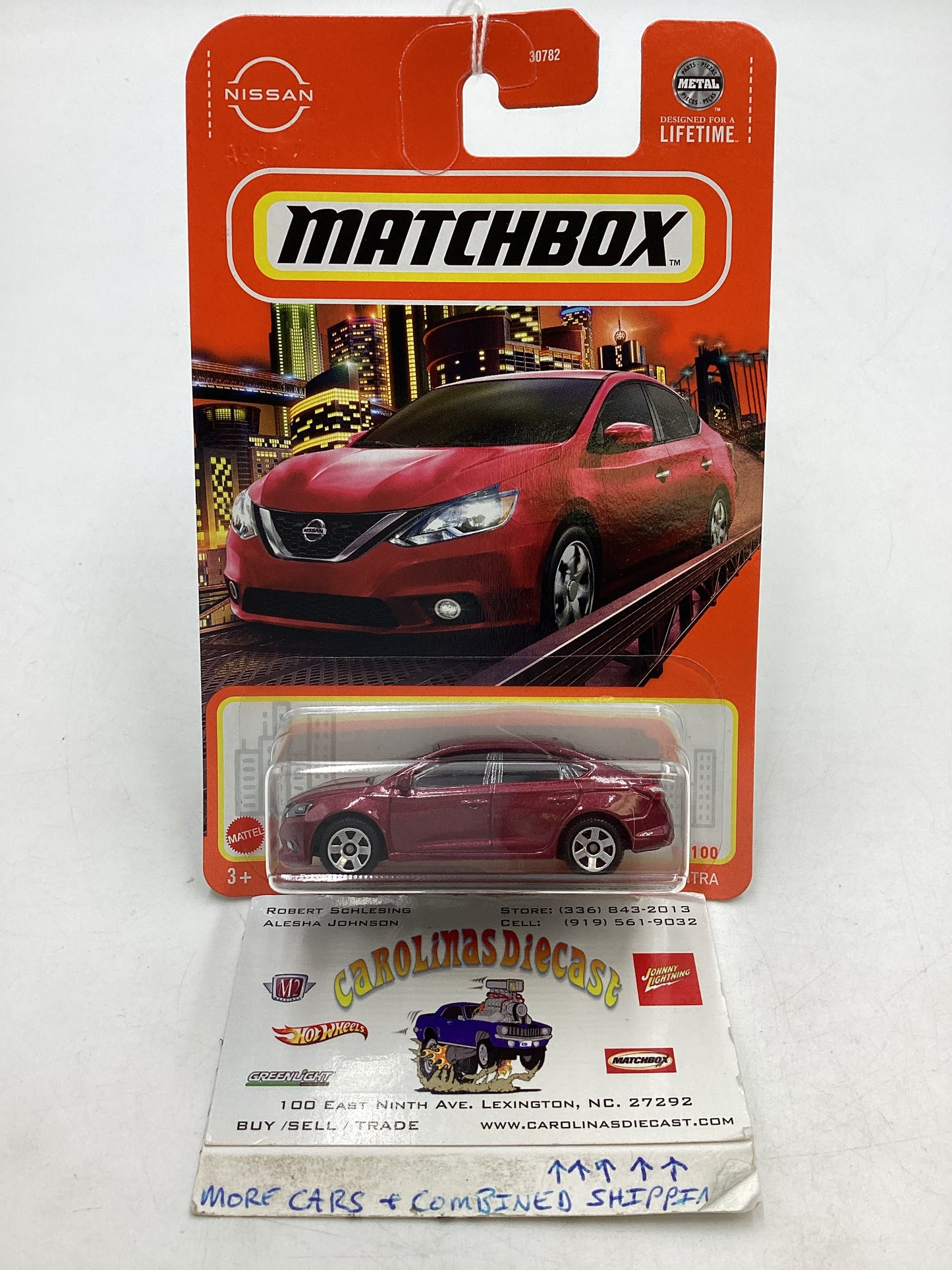 2024 Matchbox G Case #9 2016 Nissan Sentra Red 211L