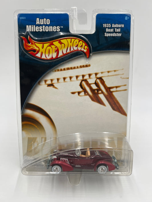 2002 Hot Wheels Auto Milestones 1935 Auburn Boat Tail Speedster Red SR