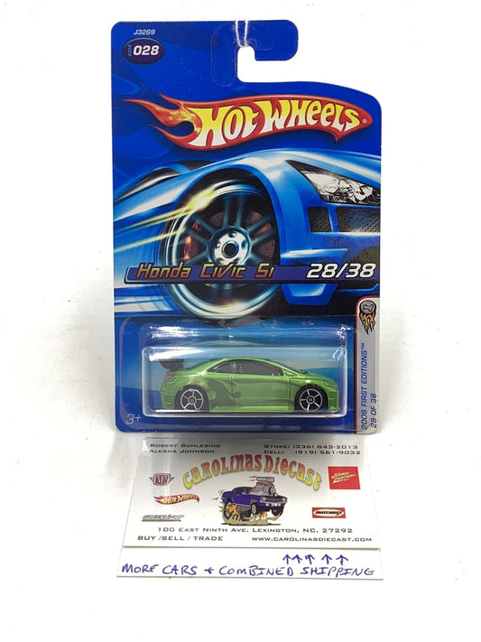 2006 Hot wheels #28 Honda Civic Si 76A