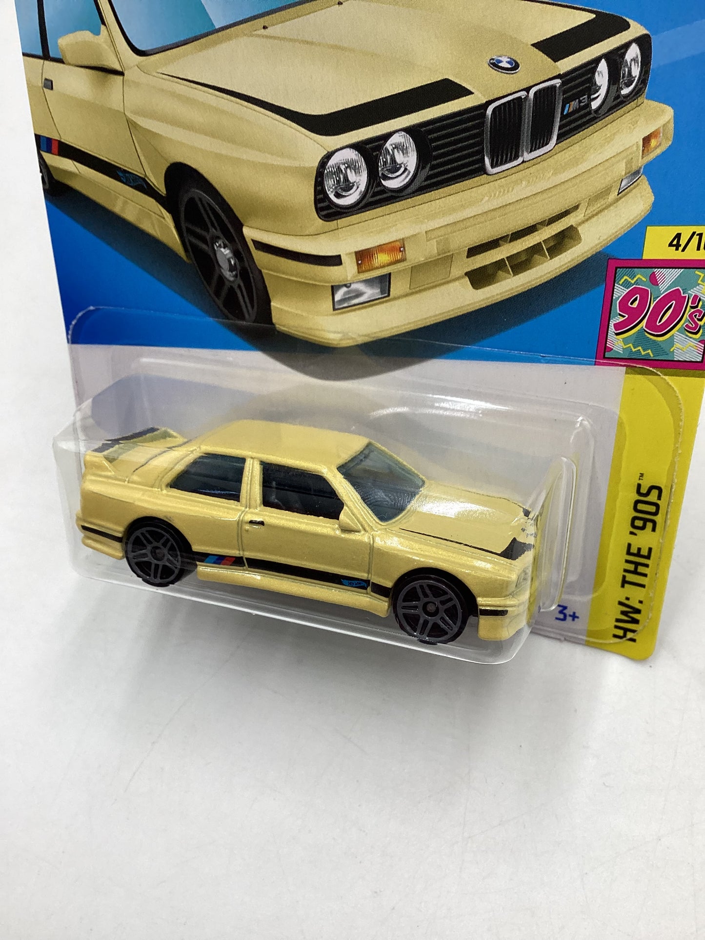 2024 Hot Wheels #195 92 BMW M3 Yellow 109F