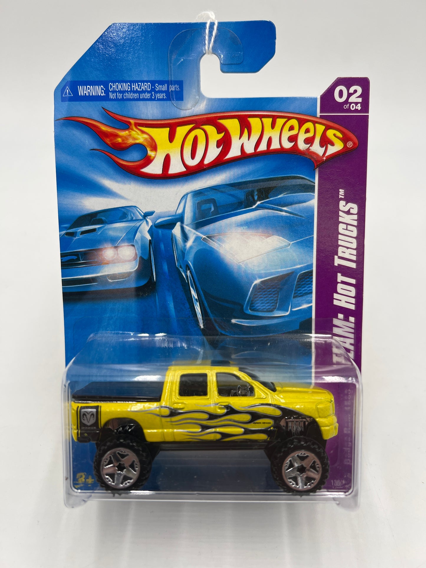 2008 Hot Wheels Team: Hot Trucks #138 Dodge Ram 1500 Yellow 39C