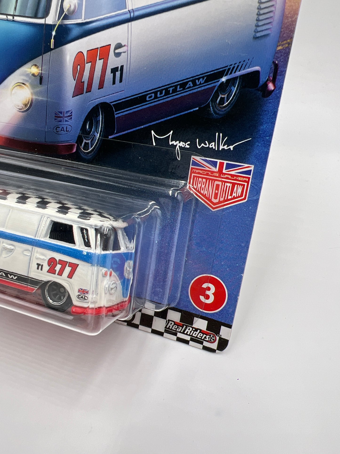 Hot Wheels Premium Boulevard #3 Volkswagen T1 Panel Bus Magnus Walker W/Protector