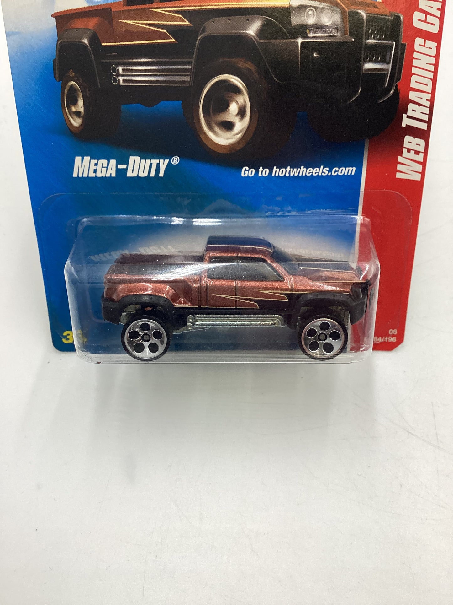 2008 Hot Wheels Web Trading Cars #84 Mega-Duty Brown