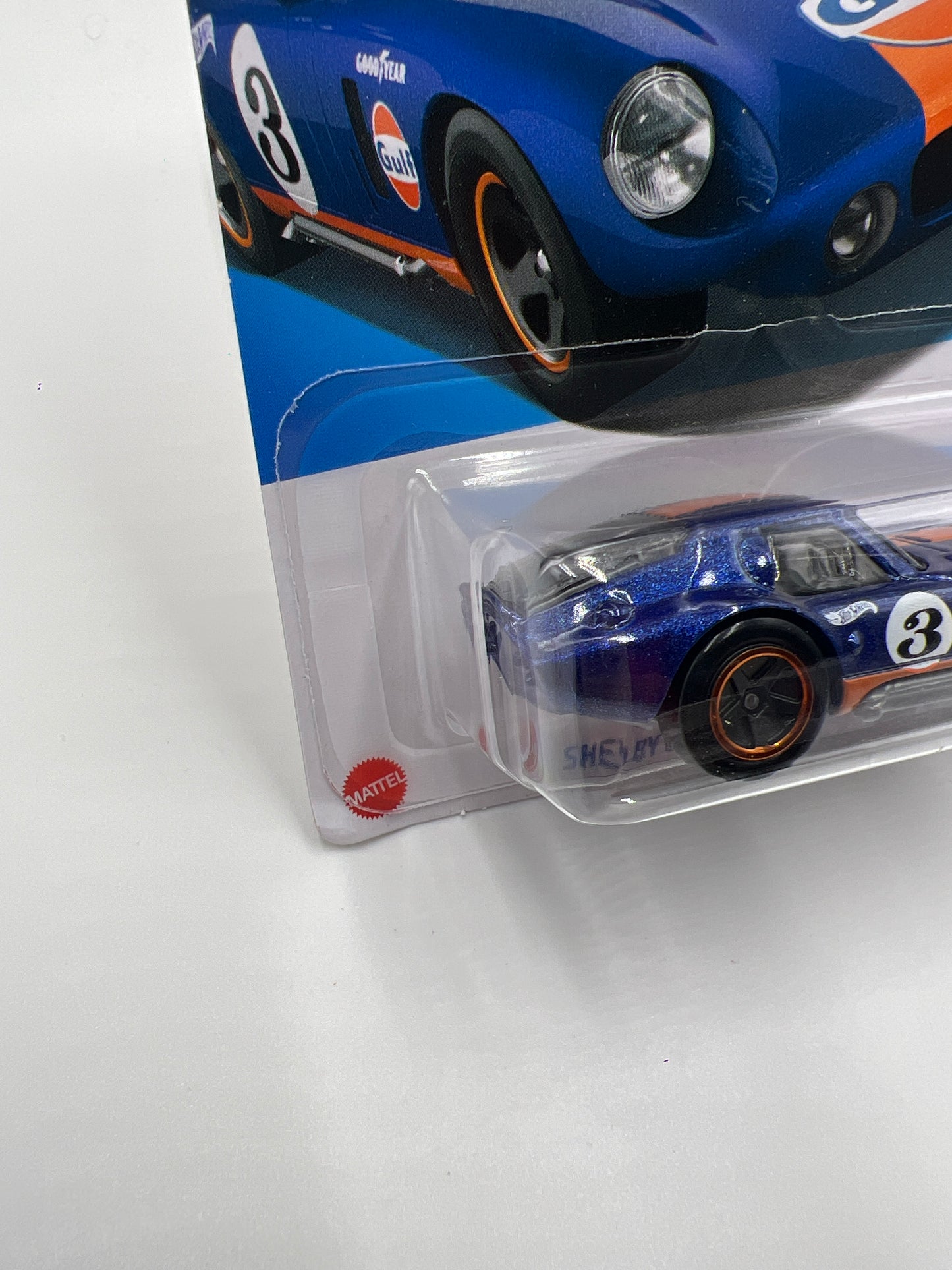 2024 Hot Wheels Q Case #122 Shelby Cobra Daytona Coupe Gulf Dark Blue 29D