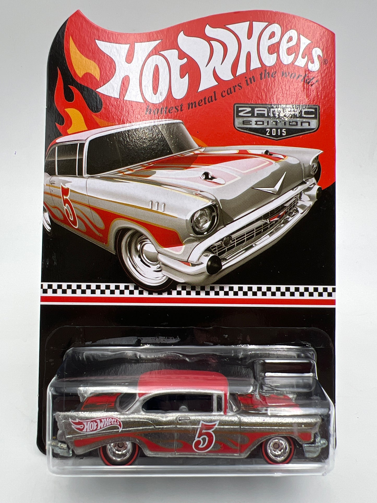 2015 Hot Wheels RLC Mail In Zamac Edition #5 57 Chevy Bel Air W/Protector