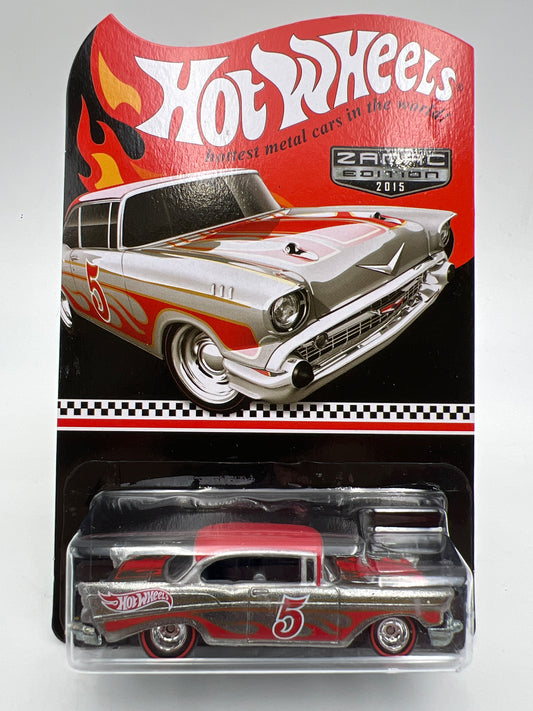 2015 Hot Wheels RLC Mail In Zamac Edition #5 57 Chevy Bel Air W/Protector