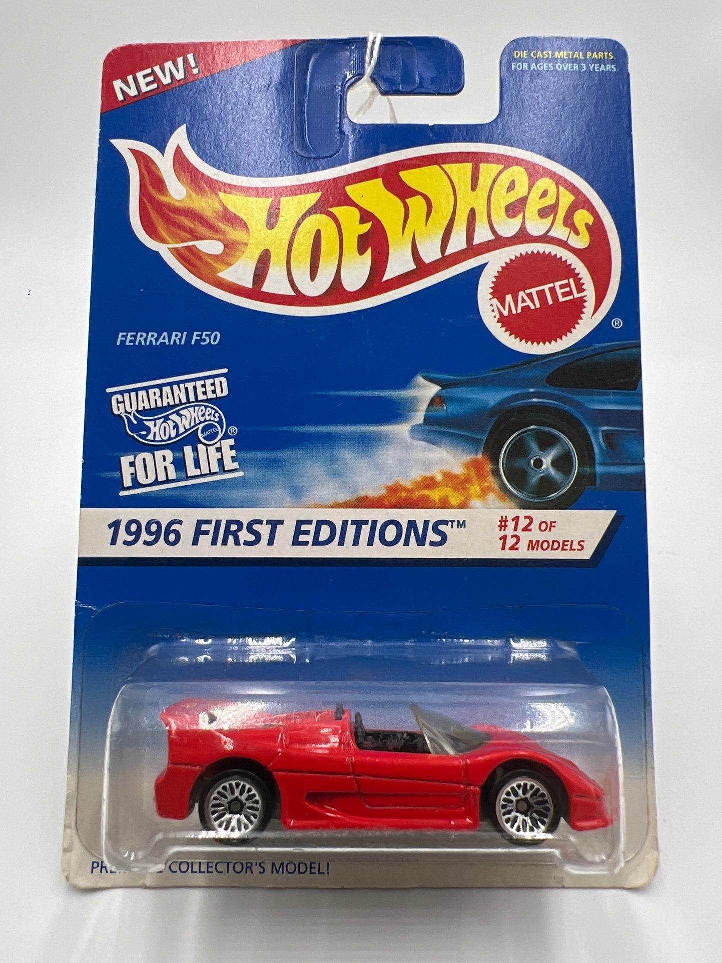 1996 Hot Wheels First Editions #377 Ferrari F50 Red (SR)