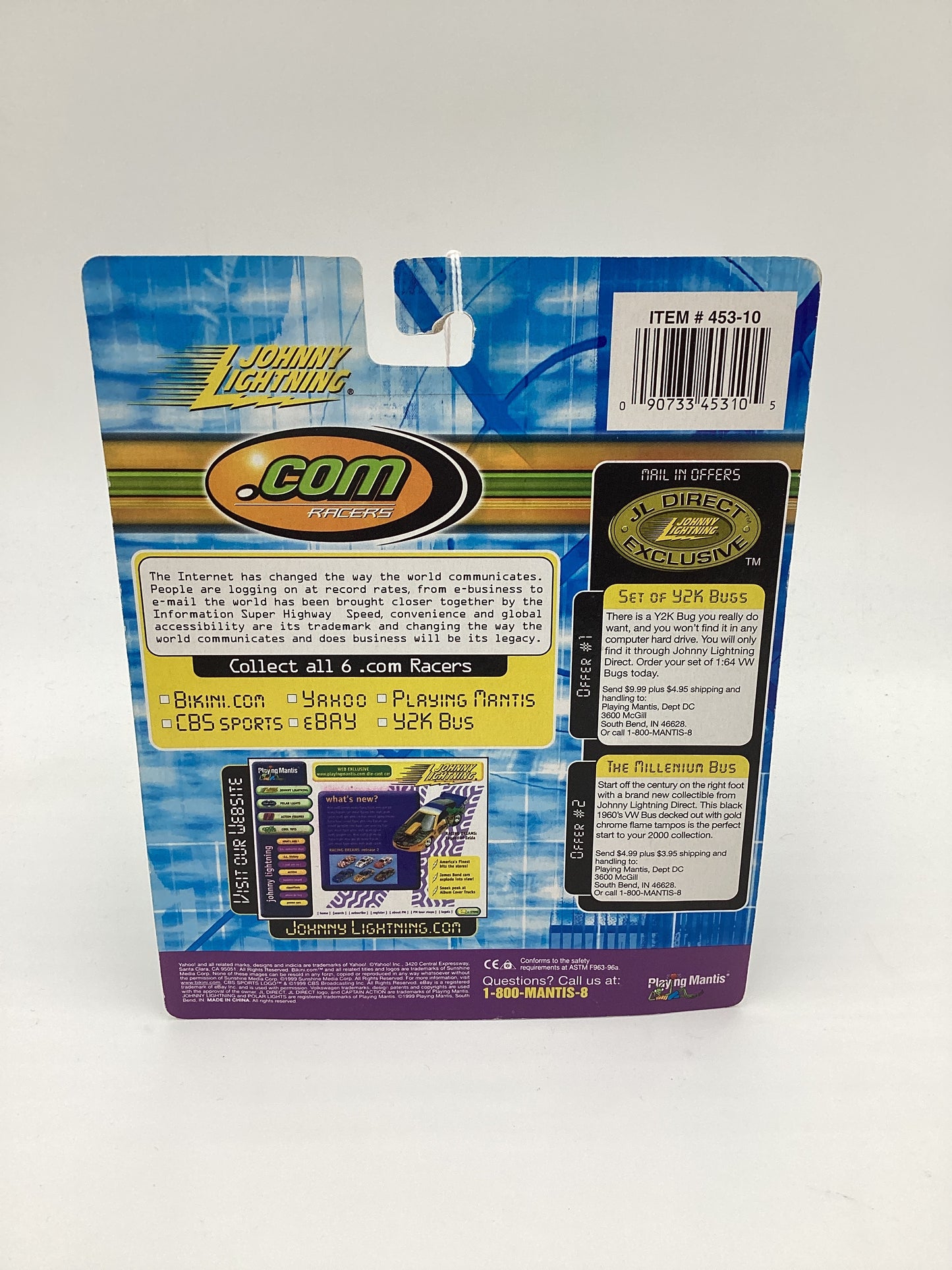 Johnny Lightning .Com Racers Yahoo! Indy Car 231B