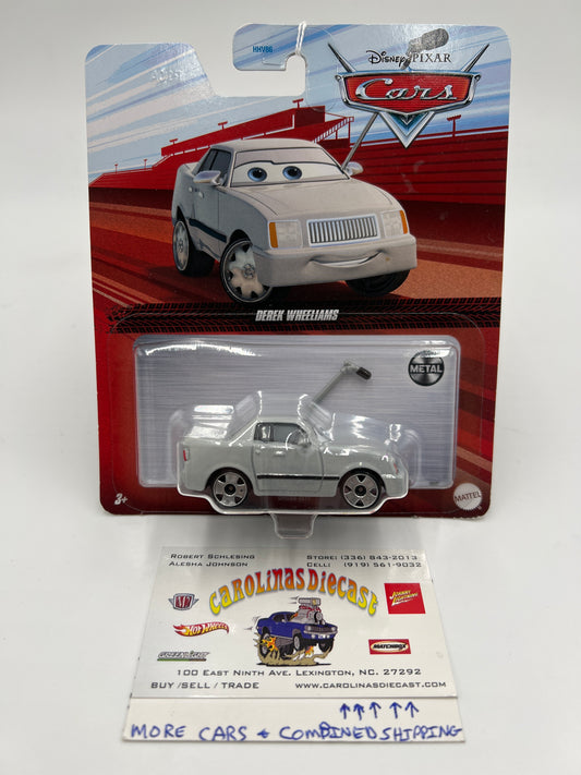 Disney Pixar Cars Derek Wheeliams Silver 138G