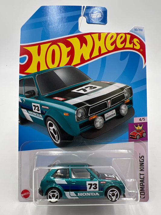 2024 Hot Wheels N Case #90 73 Honda Civic Custom Teal 75F