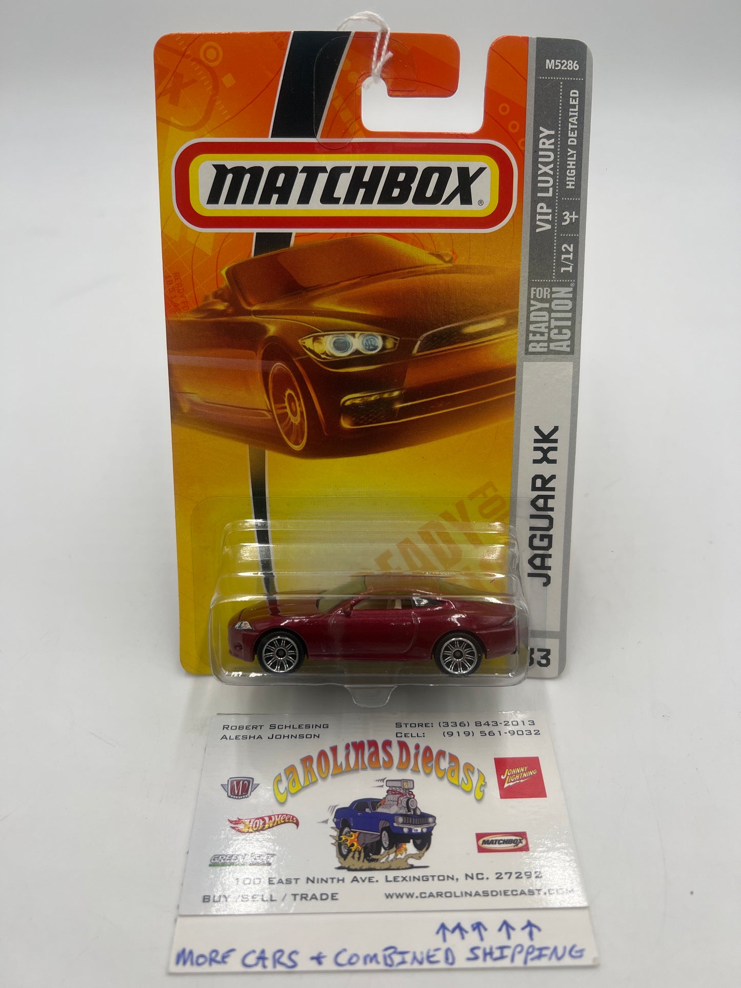 Matchbox VIP Luxury Jaguar XK Red #33 65C