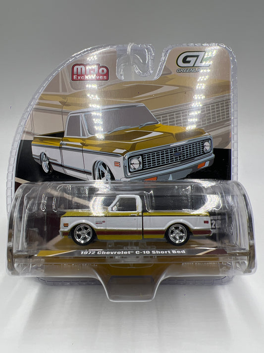 Greenlight Mijo Exclusives 1972 Chevrolet C10 Short Bed Yellow 188E