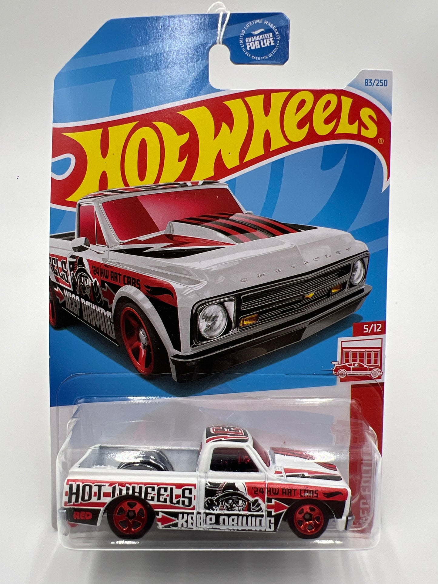 2024 Hot Wheels Target Exclusive Red Edition #83 67 Chevy C10 White 145C