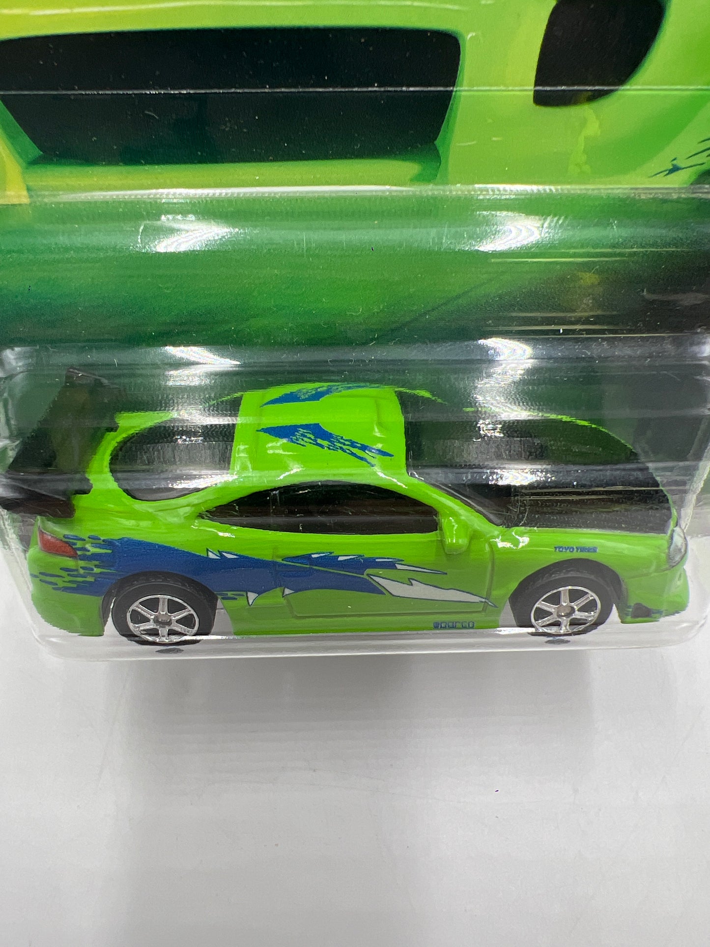 Hot Wheels Fast & Furious Original Fast #2 95 Mitsubishi Eclipse Green W/Protector