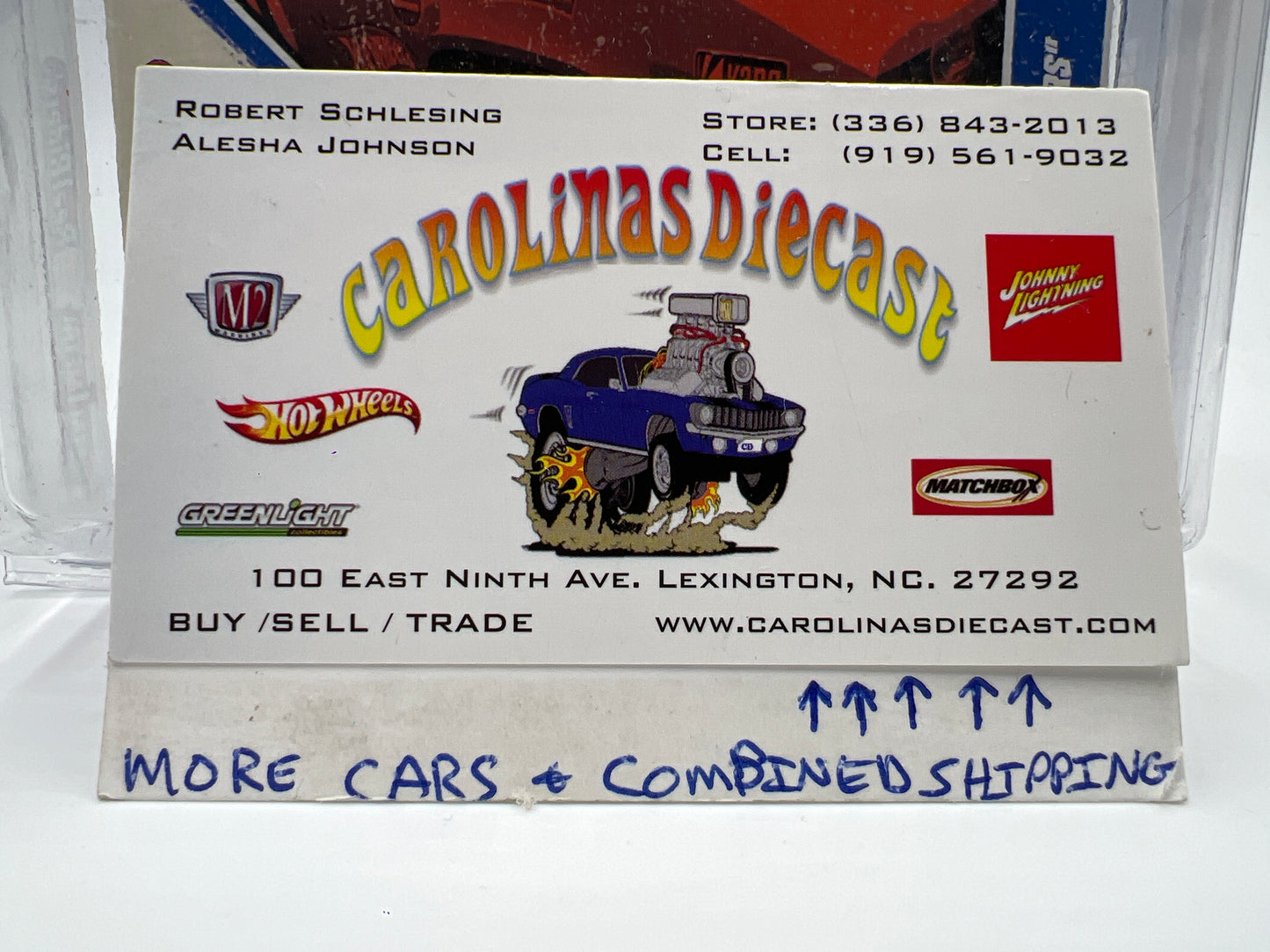 Hot Wheels Premium Vintage Racing #17 65 Ford Galaxie I. Motors Orange W/Protector