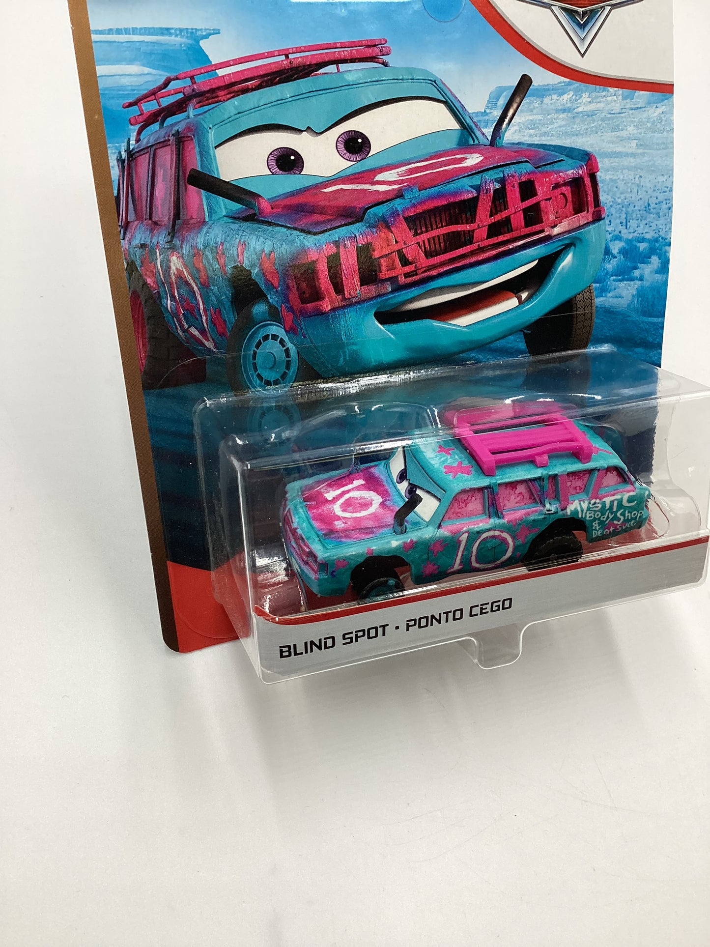 Disney Pixar Cars Thunder Hollow Blind Spot Blue/Pink VHTF