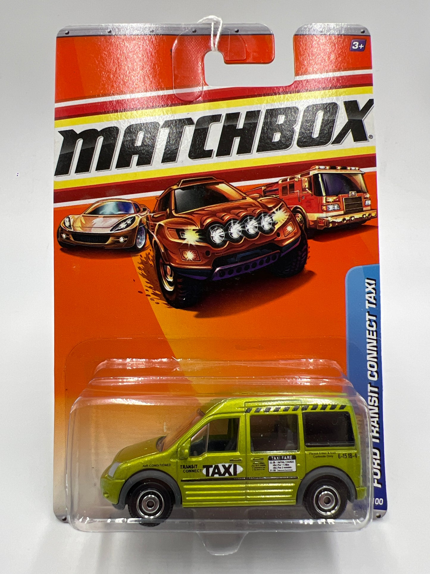 Matchbox City Action #59 Ford Transit Connect Taxi Green 216N