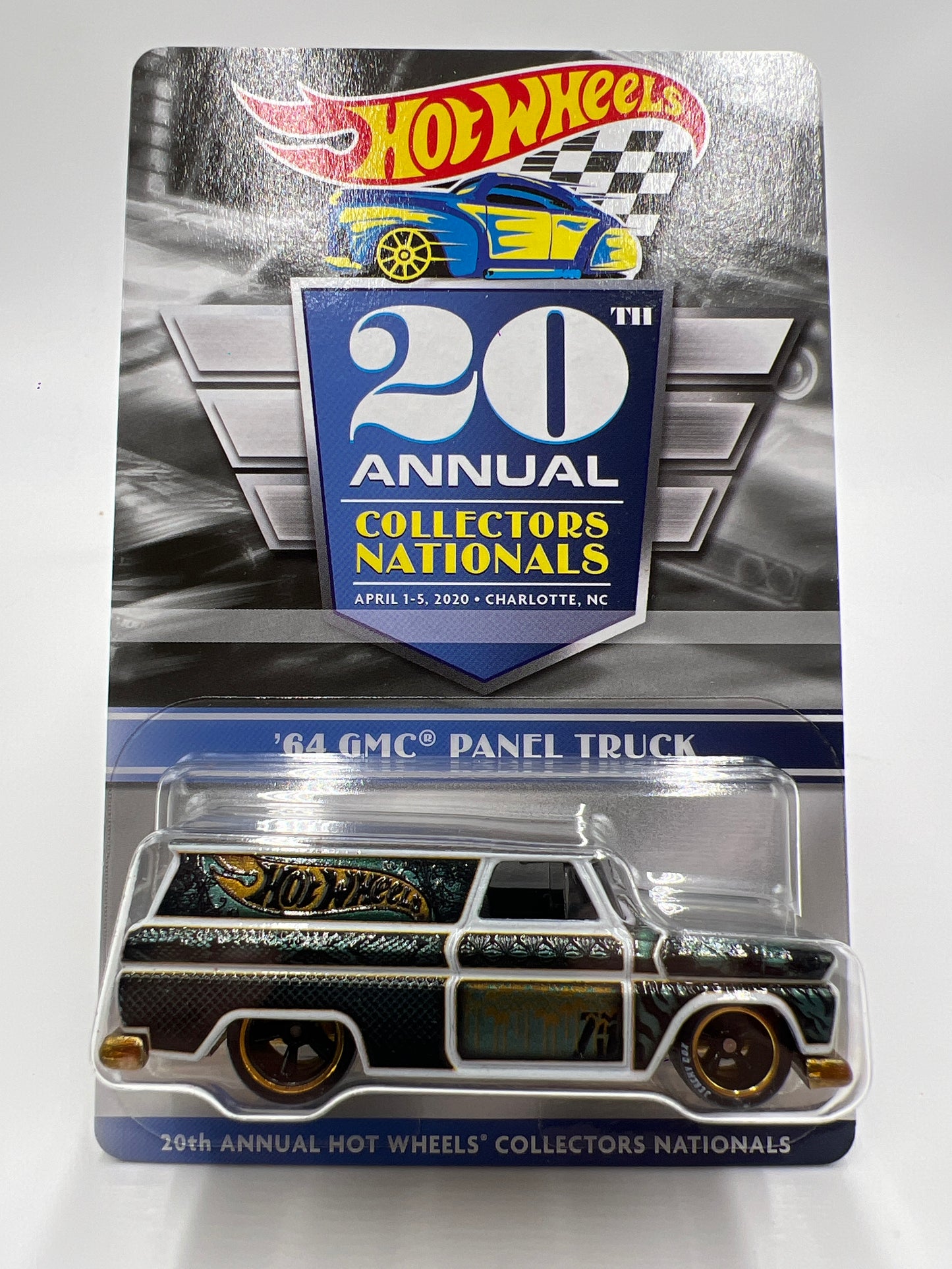 2020 Hot Wheels 20th Annual Collector Nationals 64 GMC Panel Truck 3792/4000 W/Protector