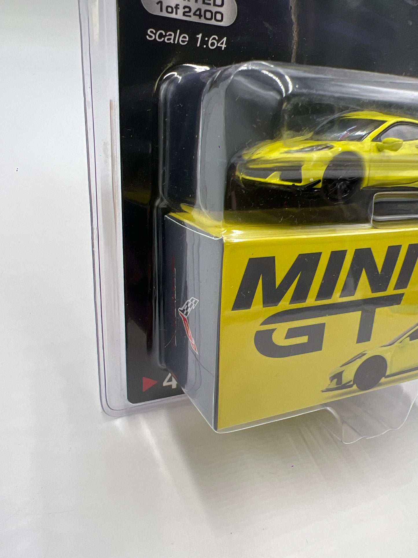 Tarmac Works Mijo Exclusives 1/2400 Chevrolet Corvette Z06 Yellow