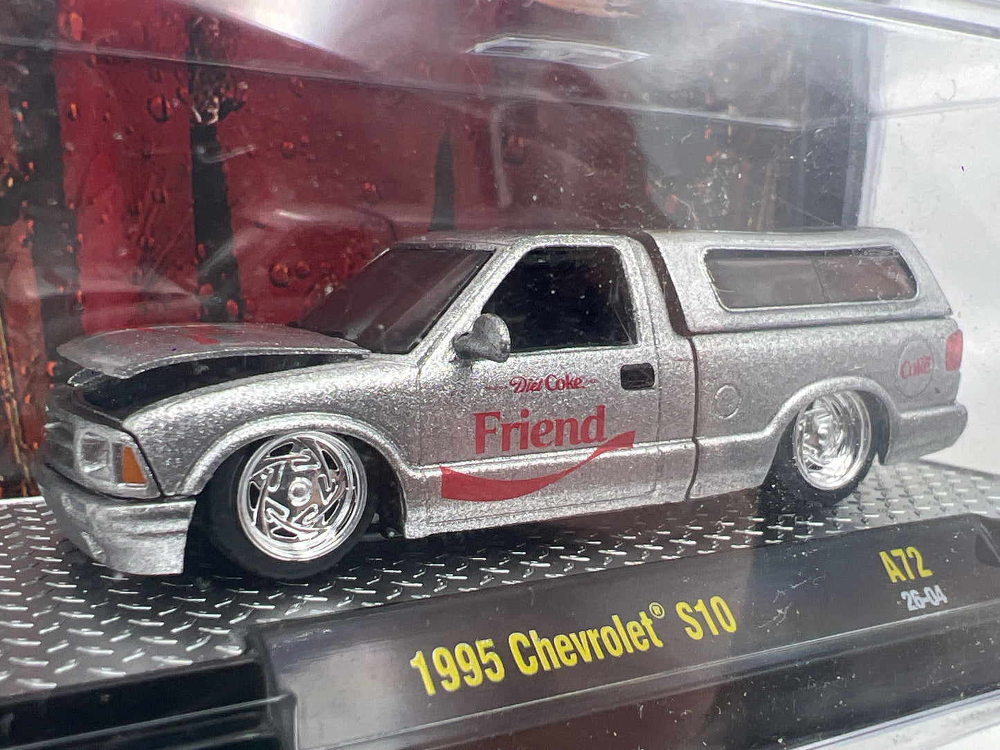 M2 Machines A72 Coca Cola Friend 1995 Chevrolet S10 Silver