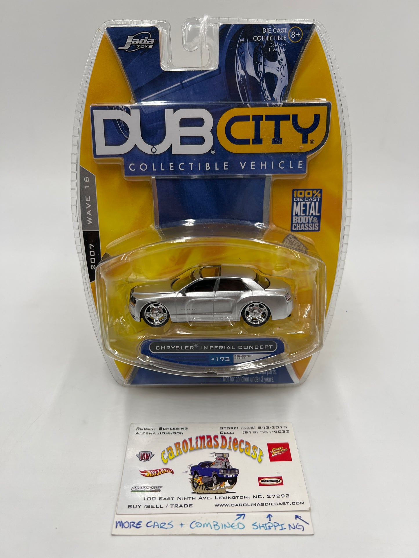 2007 Jada Dub City Wave 16 #173 Chrysler Imperial Concept Silver  SR