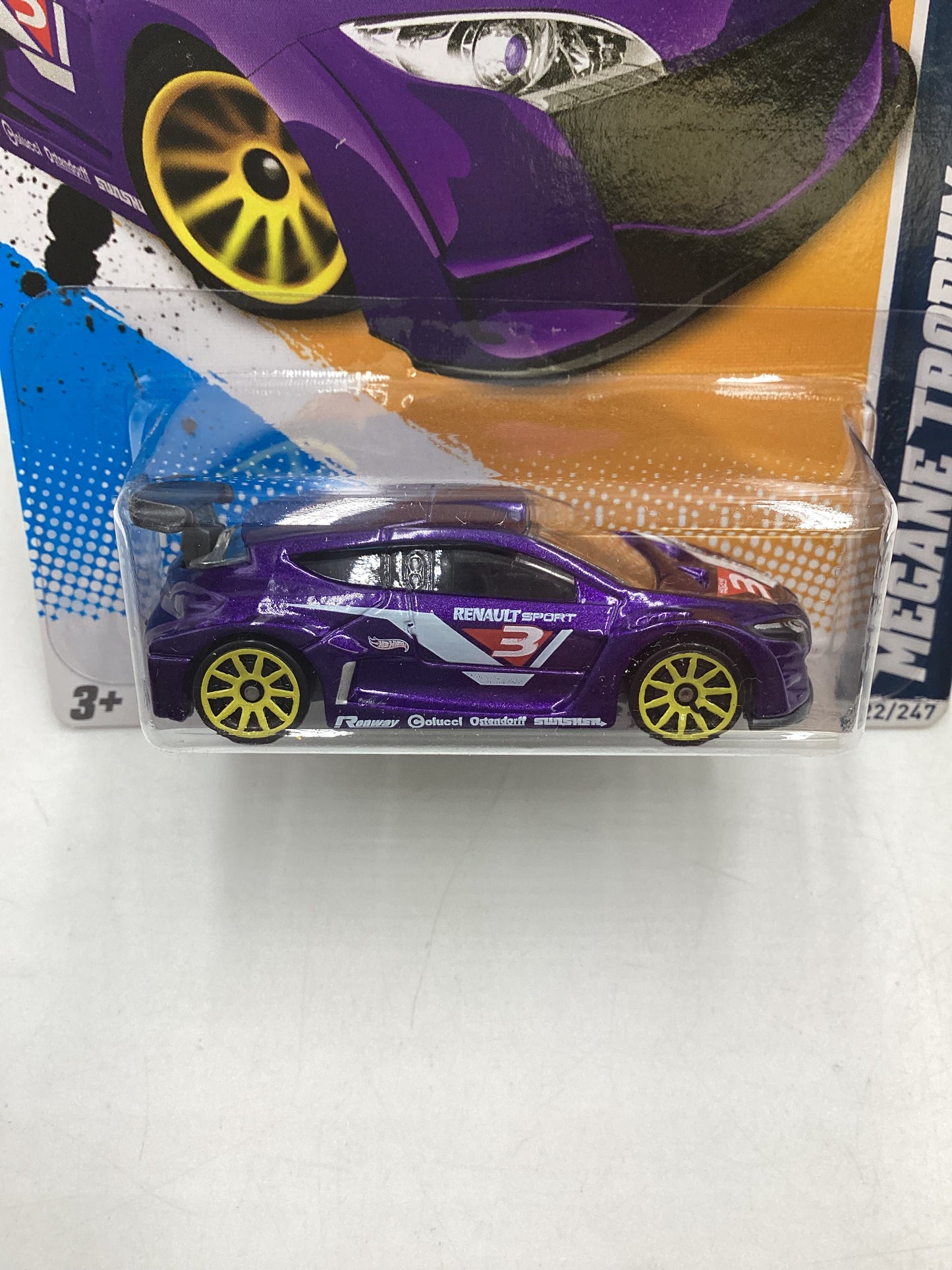 2012 Hot Wheels All Stars #122 Megane Trophy Purple 67F