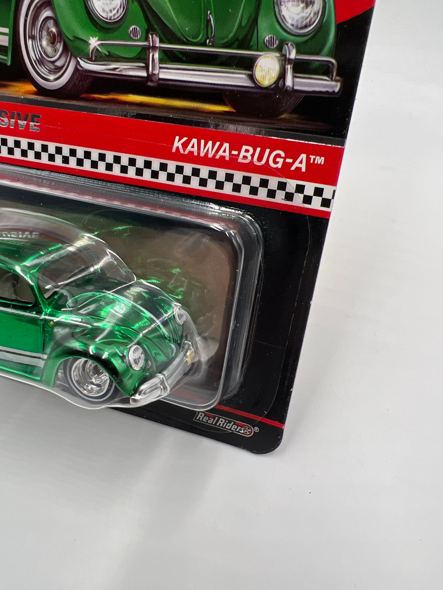 2024 Hot Wheels RLC Club Exclusive Kawa-Bug-A Green W/Protector W/Patch & Button