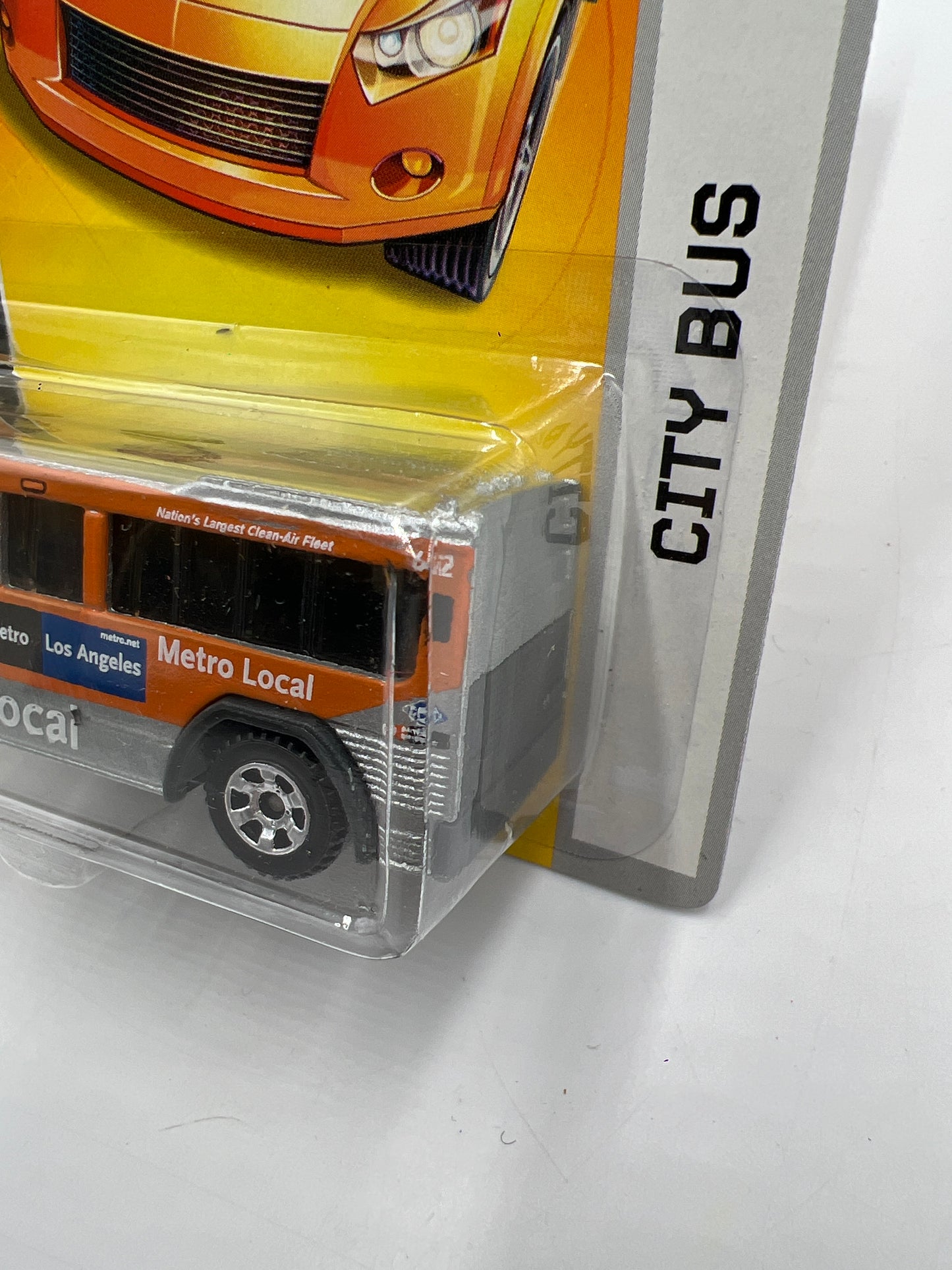 Matchbox #35 MBX Metal City Bus Orange 211D