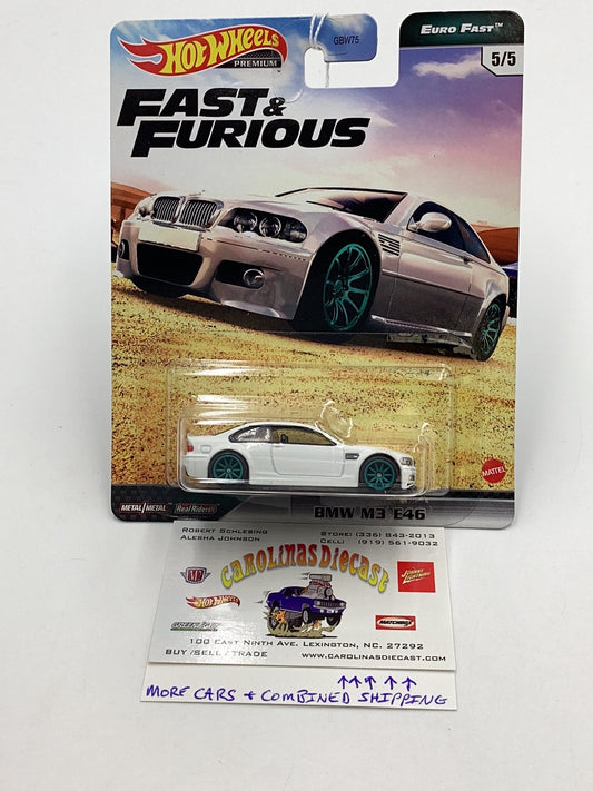 Hot Wheels fast and furious Euro Fast #5 BMW M3 E46 247D