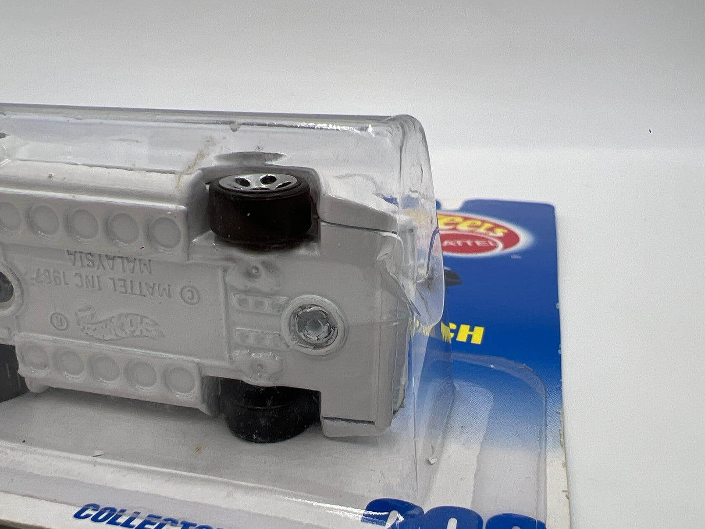 1991 Hot Wheels Collector #232 Lamborghini Countach White Blister Not Perfect 240C