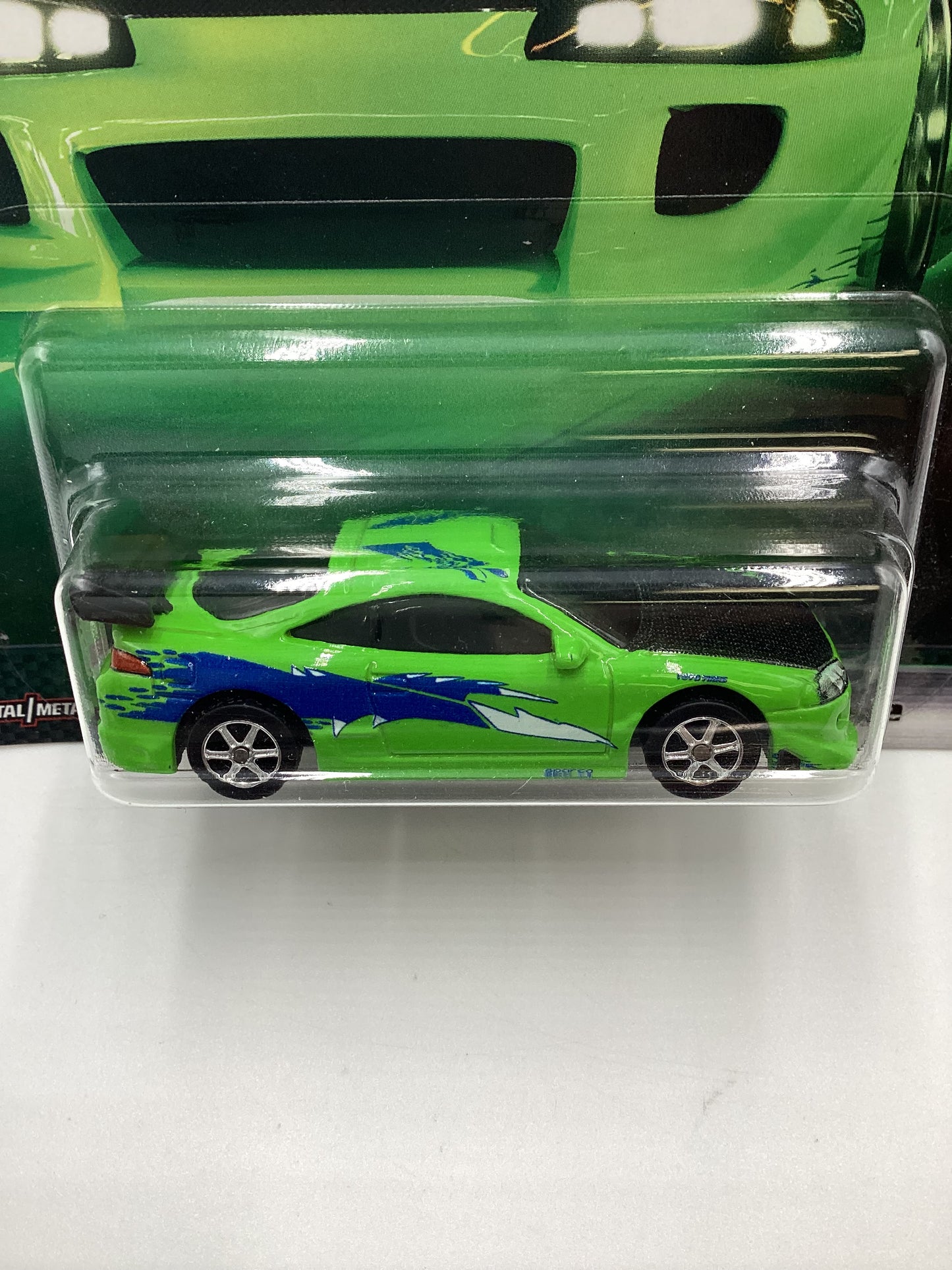 Hot Wheels Premium Fast & Furious Original Fast #2 95 Mitsubishi Eclipse Green W/Protector