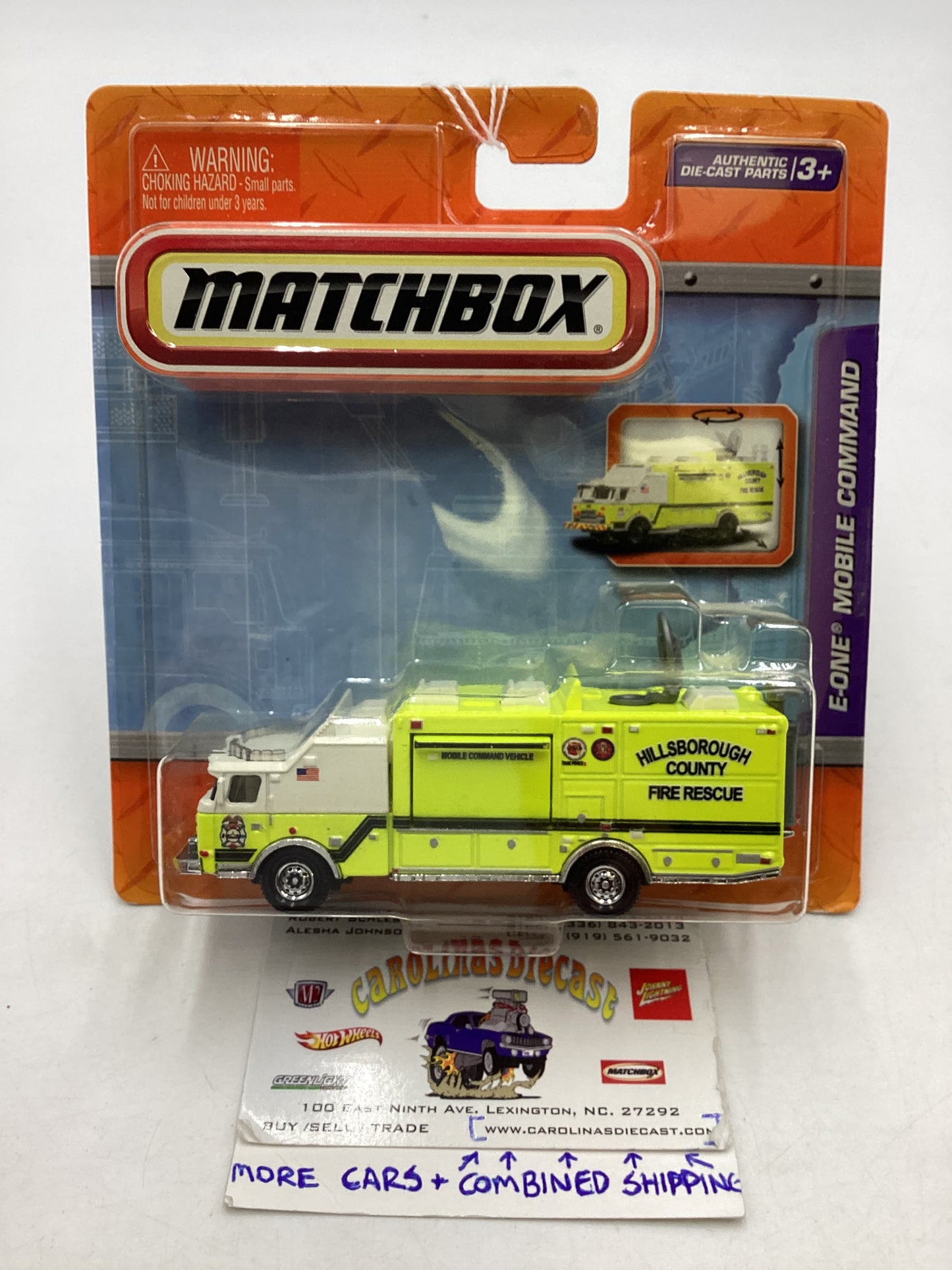 Matchbox Real Working Parts E-One Mobile Command