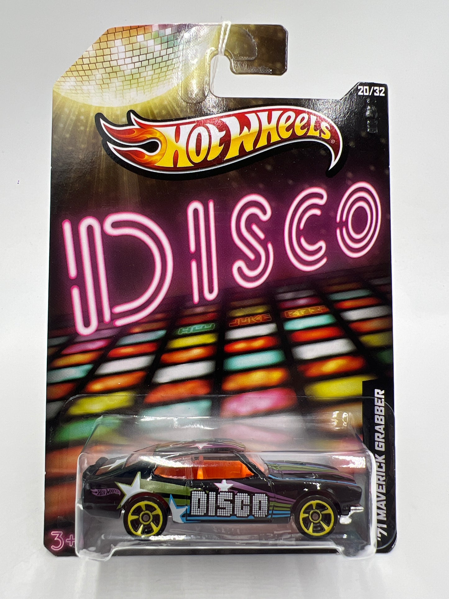 Hot Wheels Jukebox Disco #20 71 Maverick Grabber Black SR